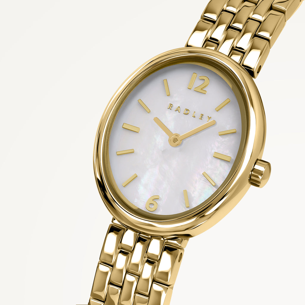 The Evie Oval Bracelet Watch Gold - Ry4690