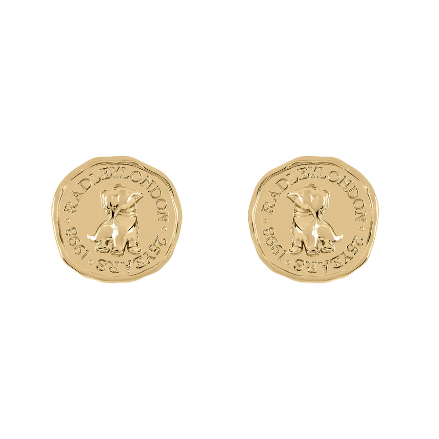 Signature Penny Waterproof Stud Earrings Gold - RYJ1378S