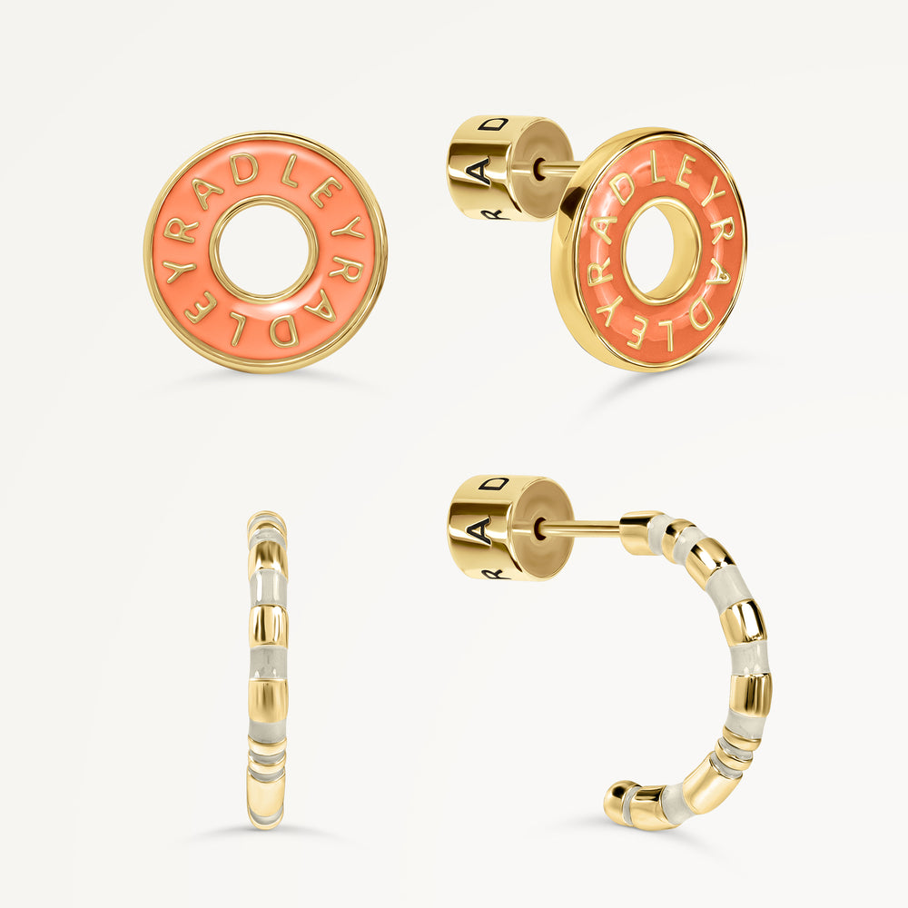 Sion Close Twin Pack Earrings Burnt Orange - RYJ1548S