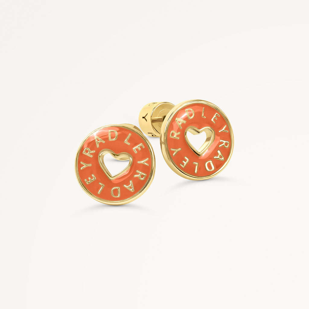 Sion Close Stud Earrings Burnt Orange - RYJ1552S