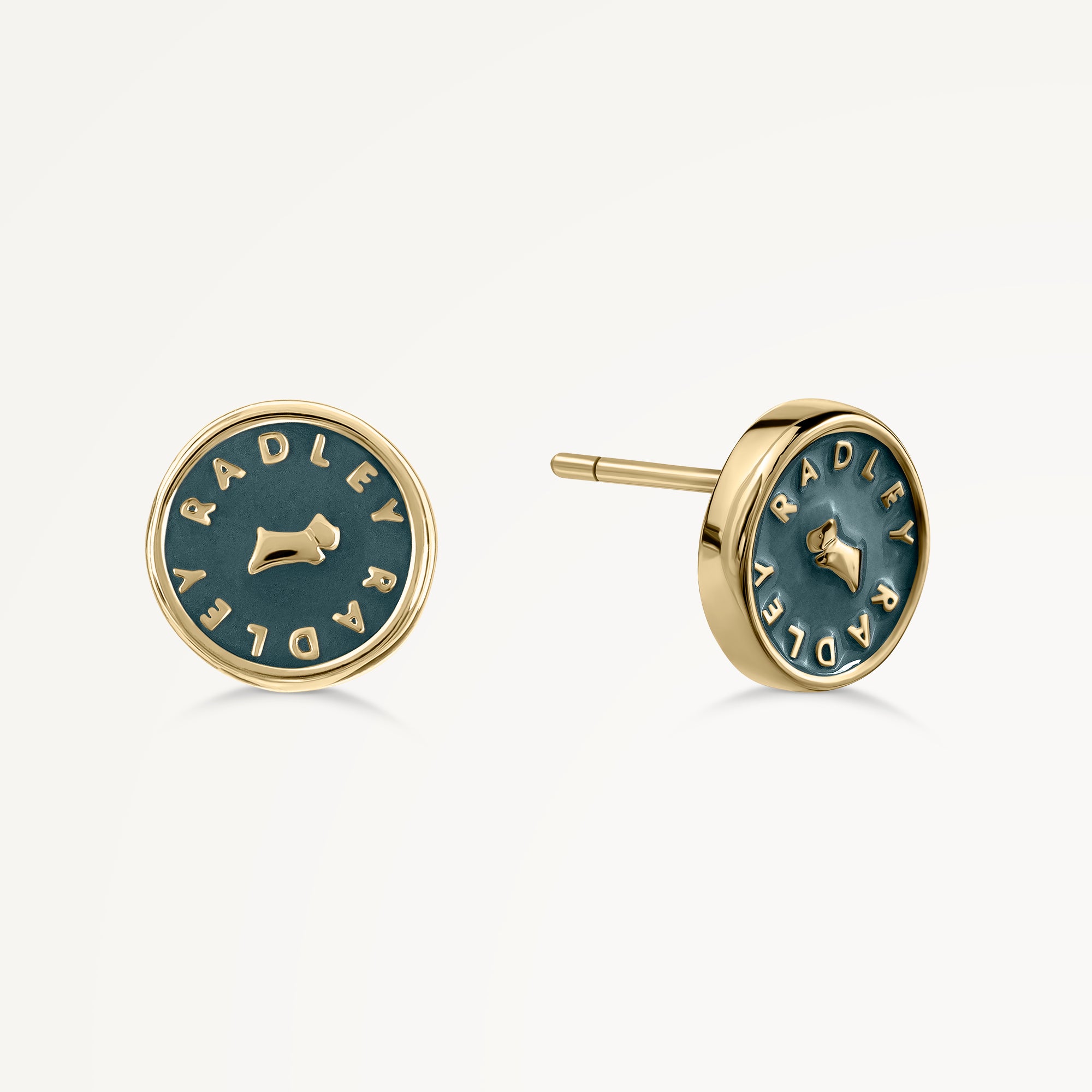 Brook Avenue Enamel Round Earrings - RYJ1570S