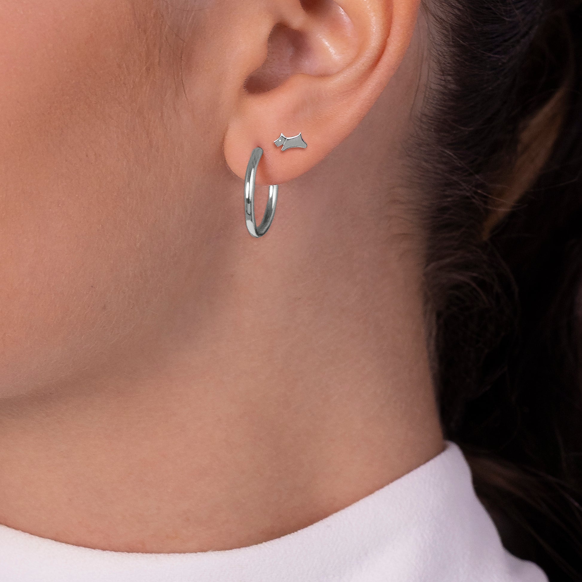 Heart Street Heart & Huggie Triple Pack Ear Silver - RYJ1585S