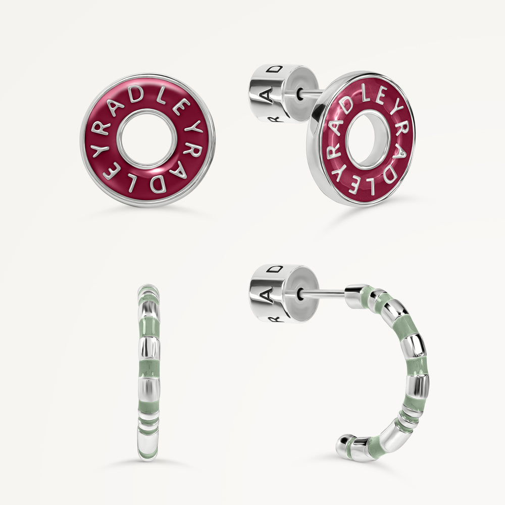 Sion Close Twin Pack Earrings Ruby Red - RYJ1589S