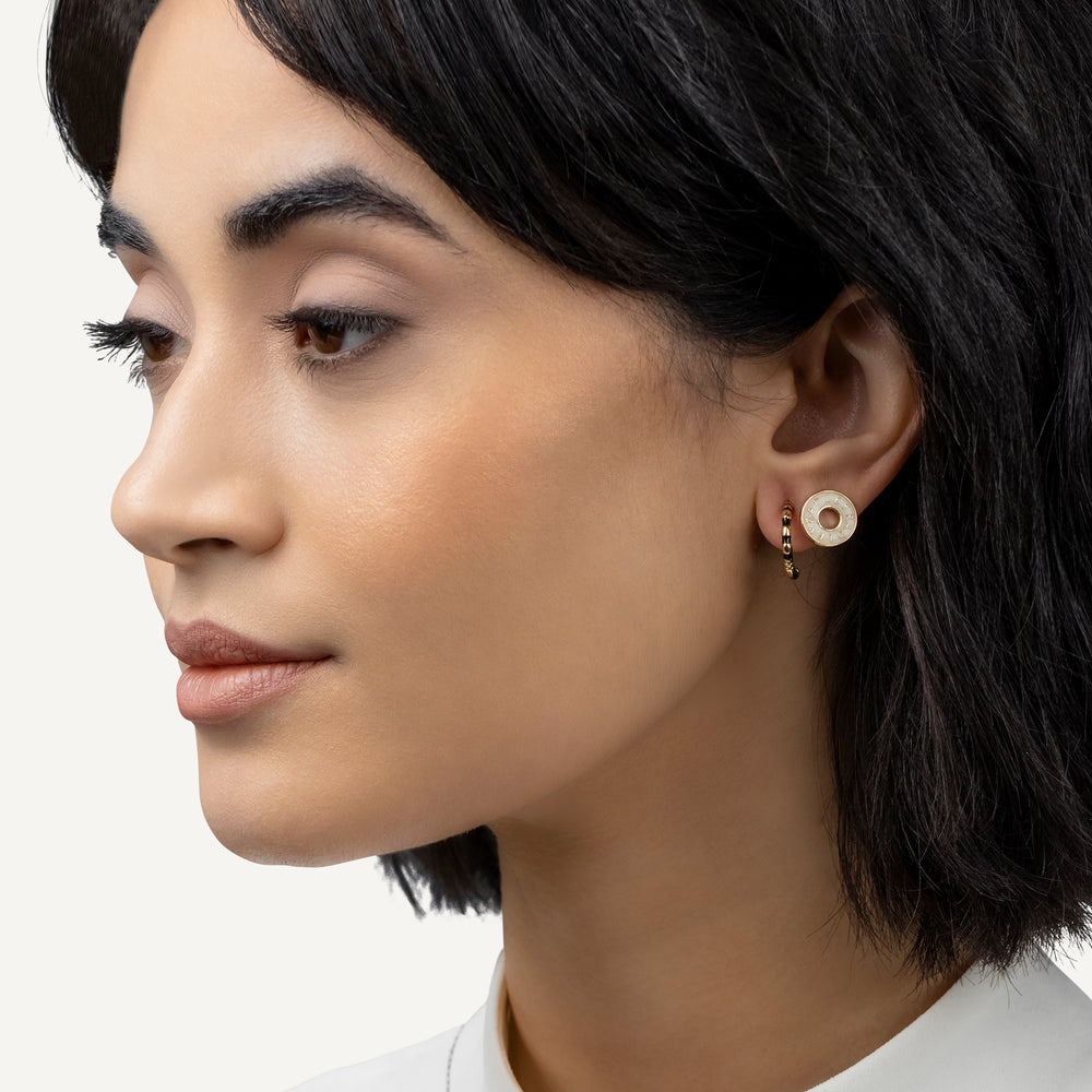 Sion Close Twinpack Salt Enamel Earrings Gold - RYJ1650S