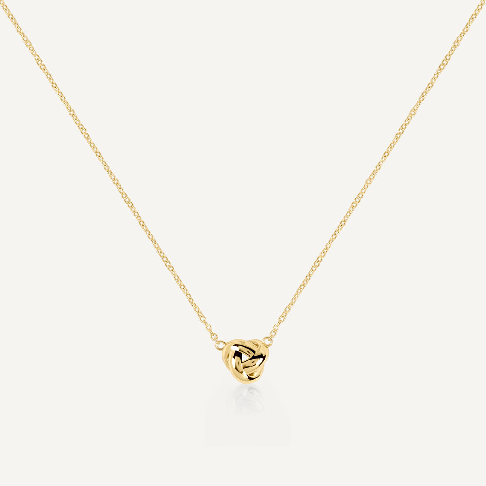 Mallow Street Gold Twist Necklace Gold - RYJ2560