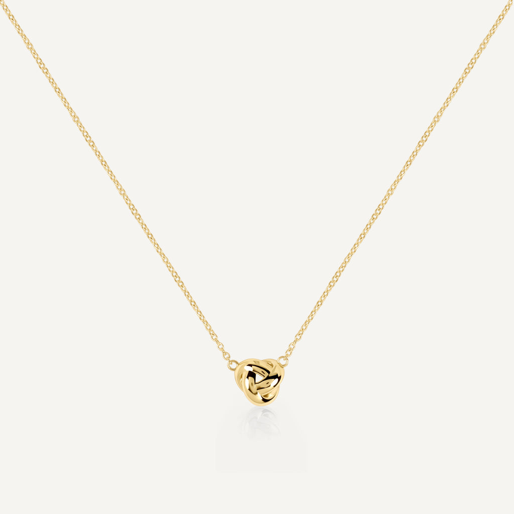 Mallow Street Gold Twist Necklace Gold - RYJ2560