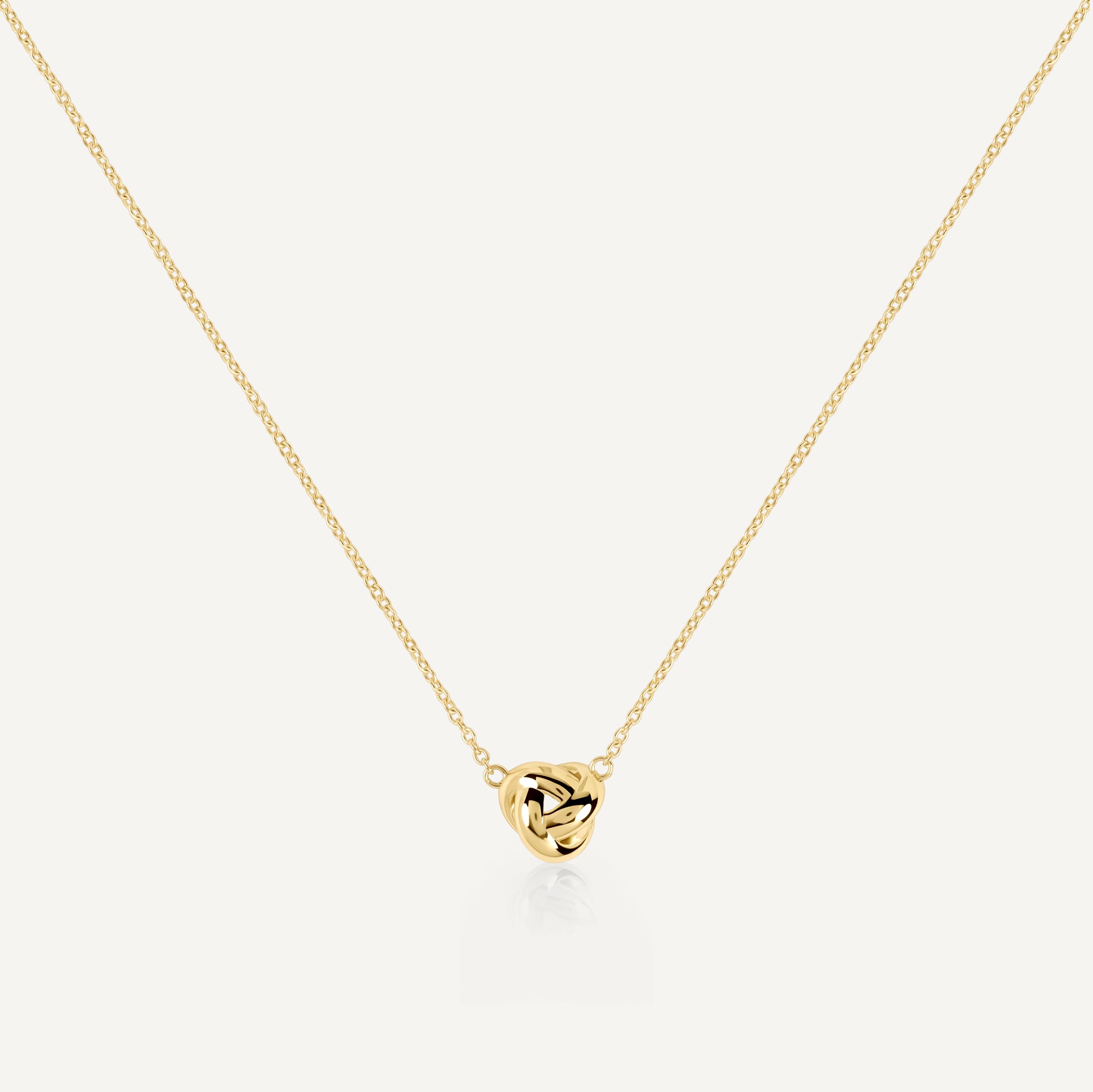 Mallow Street Gold Twist Necklace Gold - RYJ2560