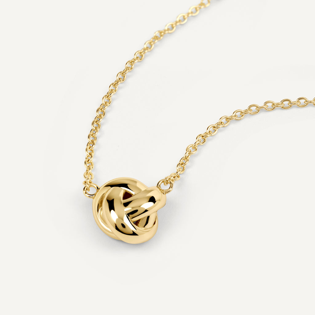 Mallow Street Gold Twist Necklace Gold - RYJ2560