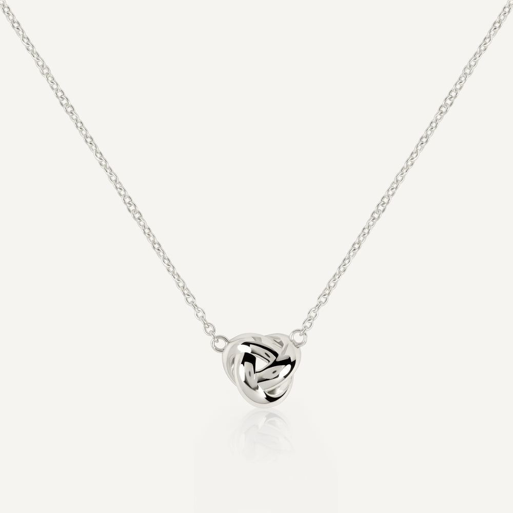 Mallow Street Silver Twist Necklace Silver - RYJ2561