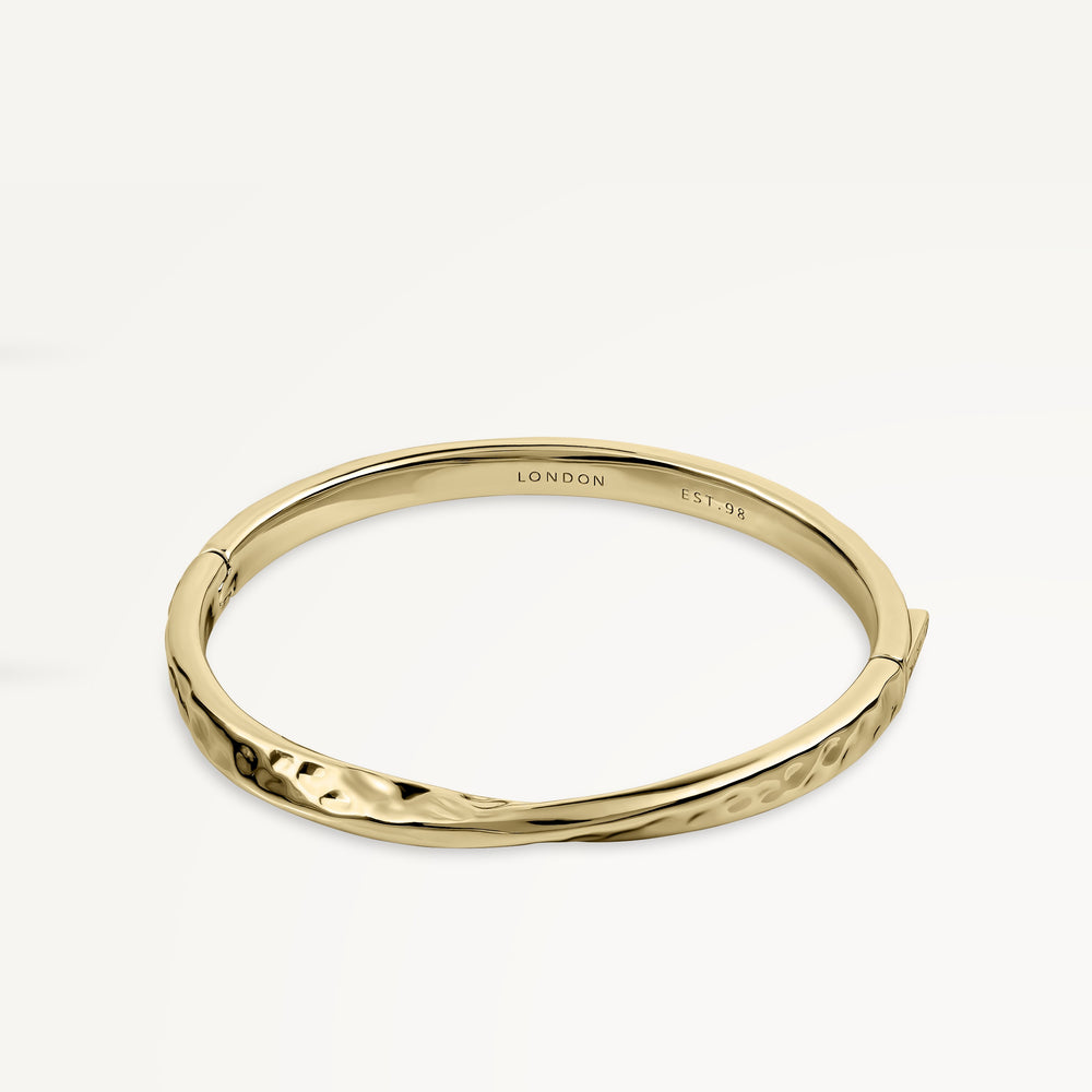 Beaton Close Hammer Effect Bangle - RYJ3486S