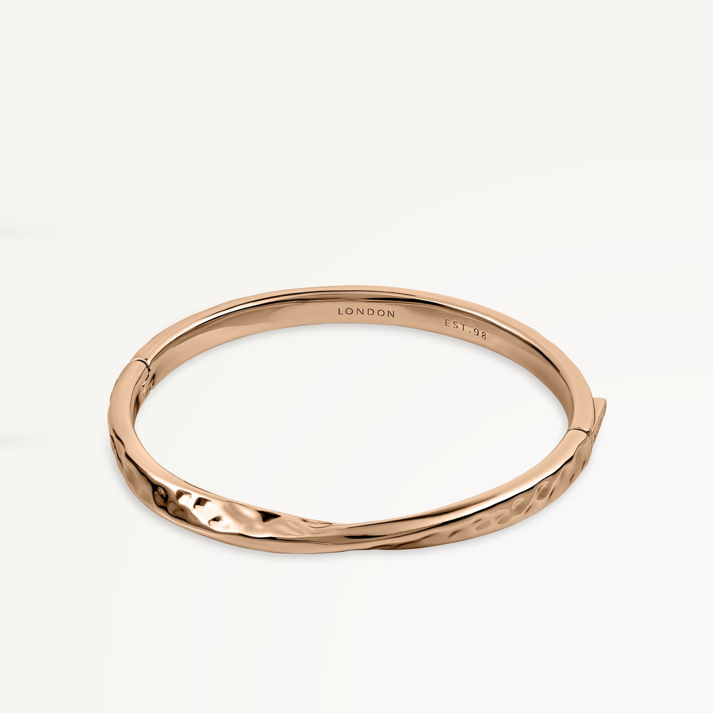 Beaton Close Hammer Effect Bangle - RYJ3486S