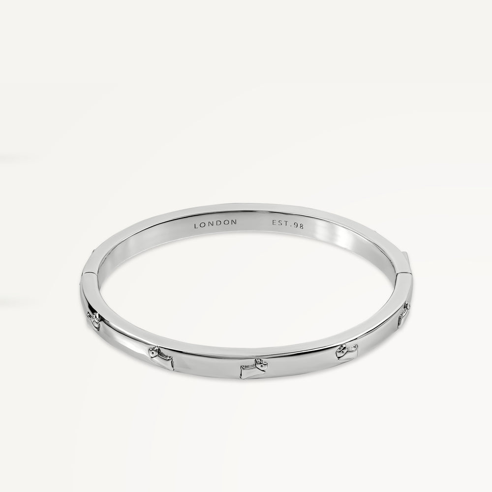 Cuba Street Etched Bangle - RYJ3490S