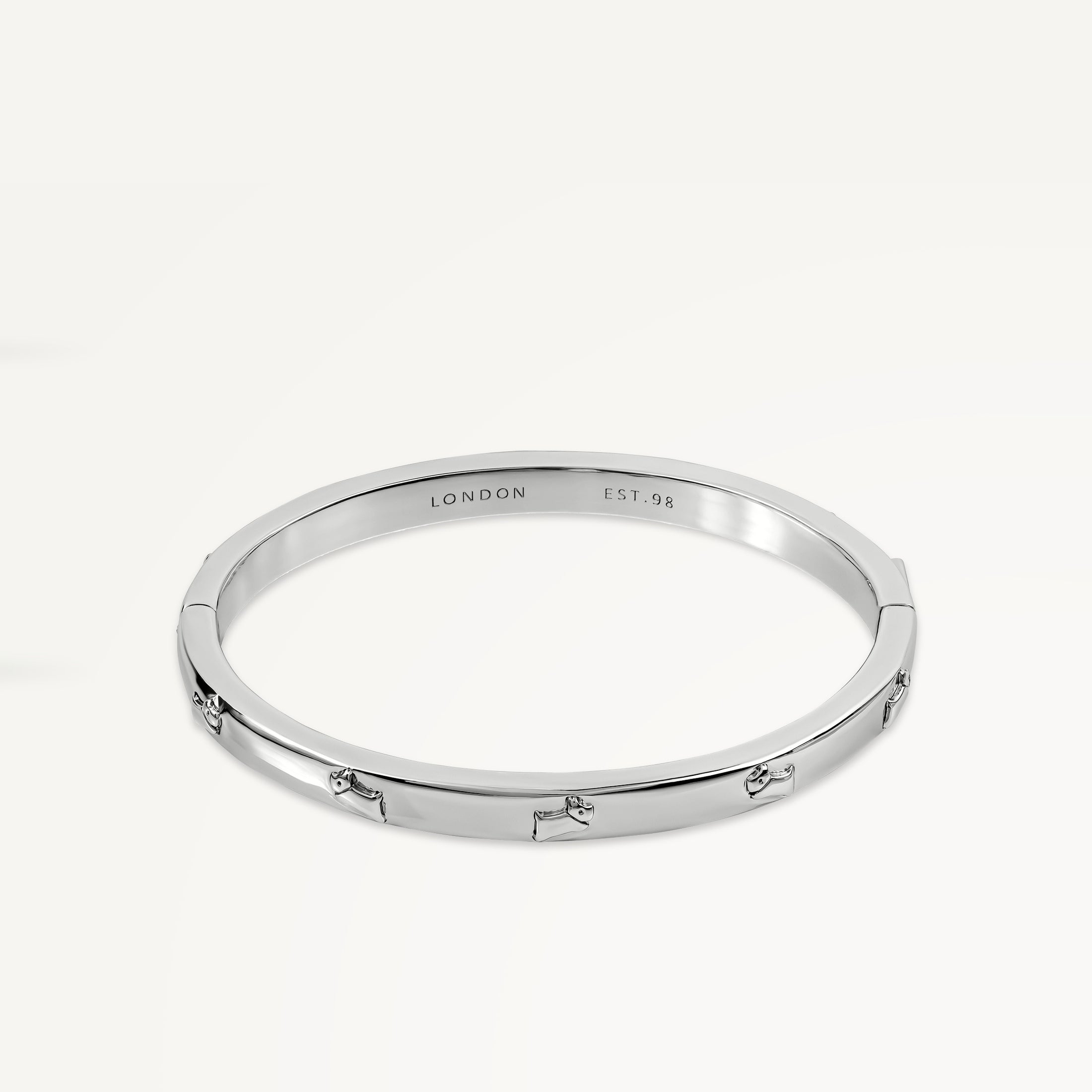 Cuba Street Etched Bangle - RYJ3490S