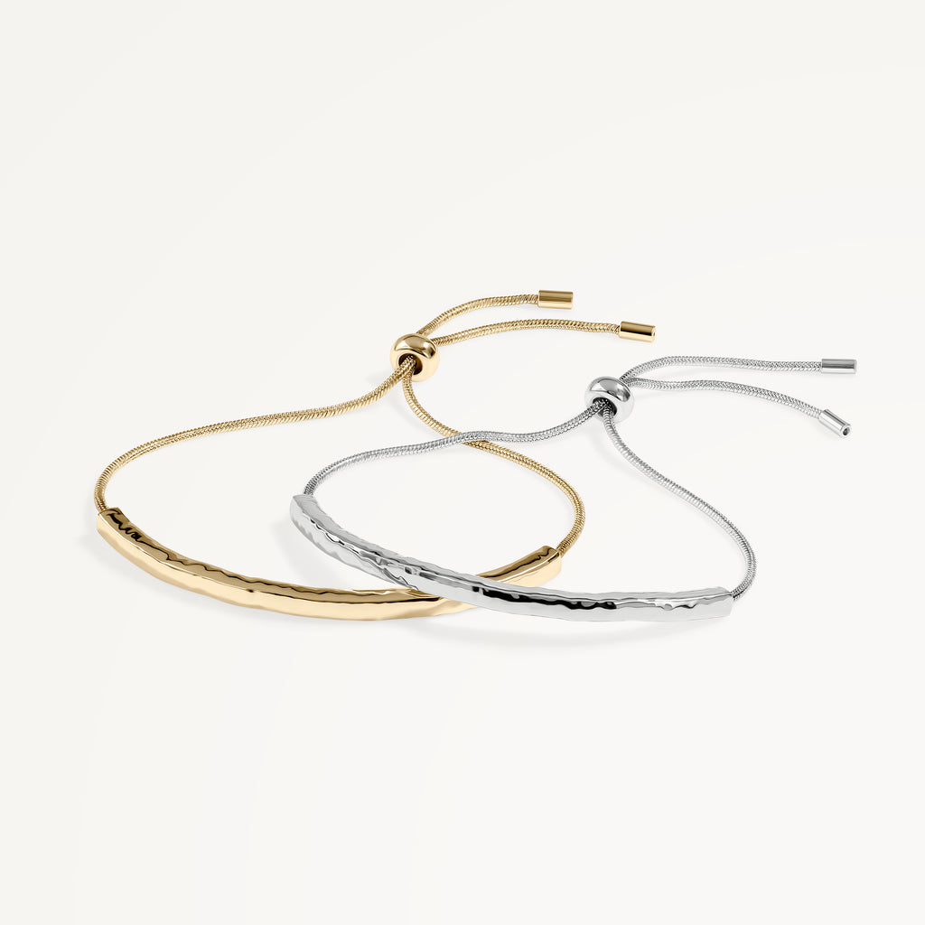 Clarendon Road Twinpack Hammered Bracelet Srt Gold - RYJ3540S
