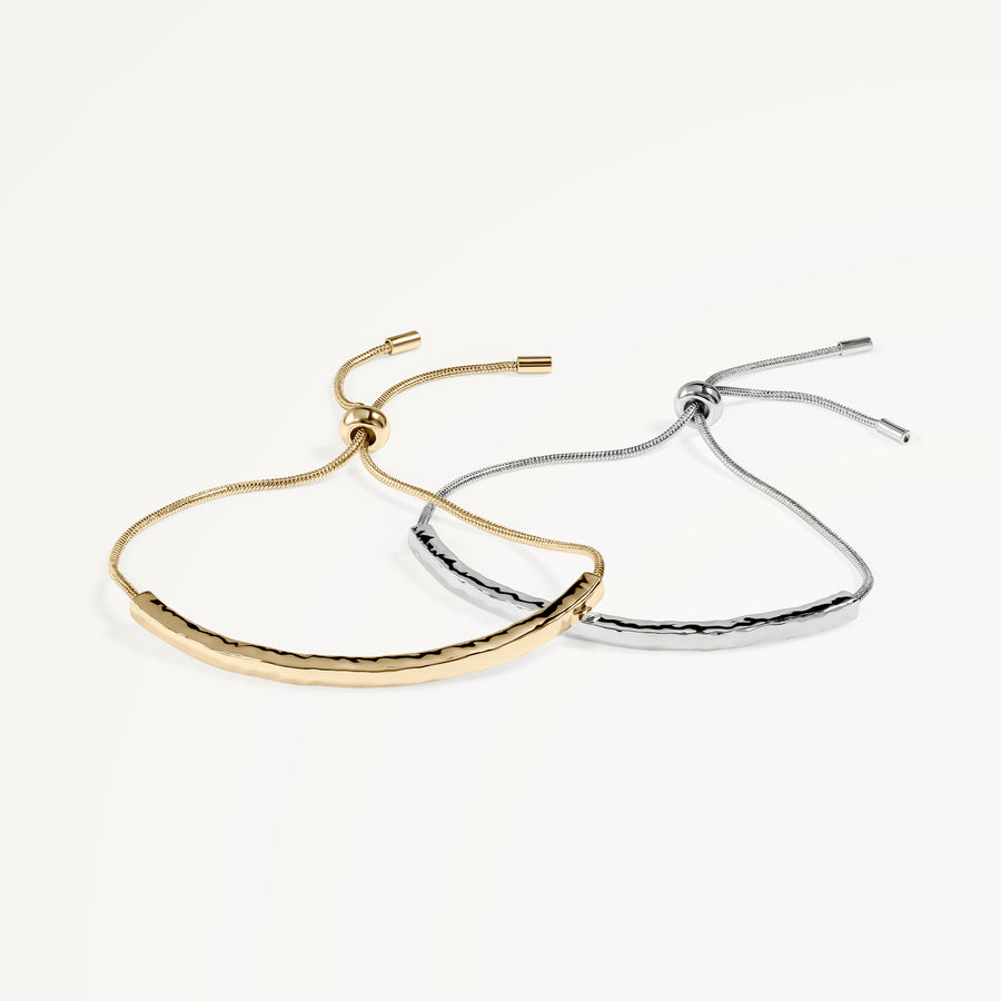 Clarendon Road Twinpack Hammered Bracelet Srt Gold - RYJ3540S