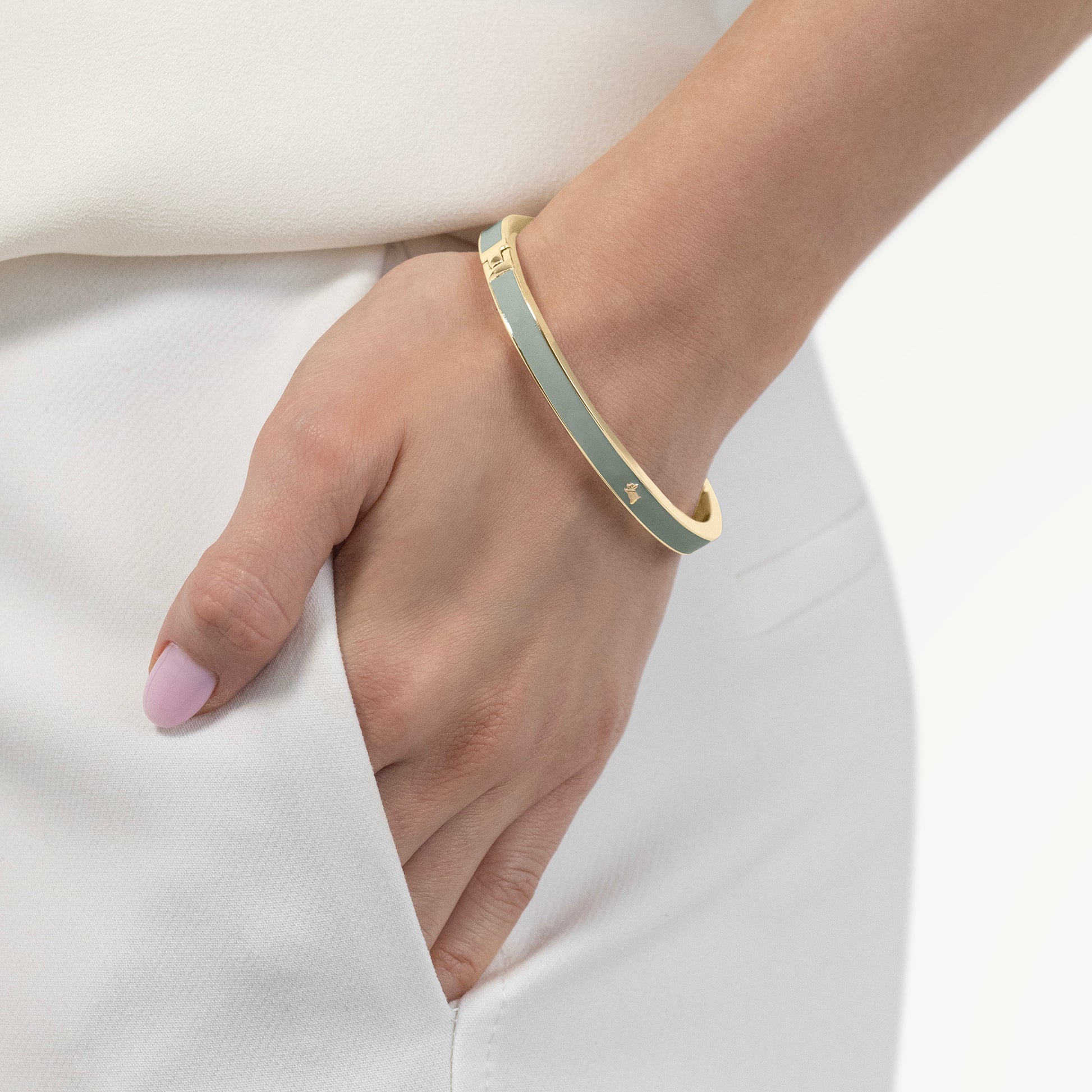 Sion Close Bangle Pistachio - RYJ3544S