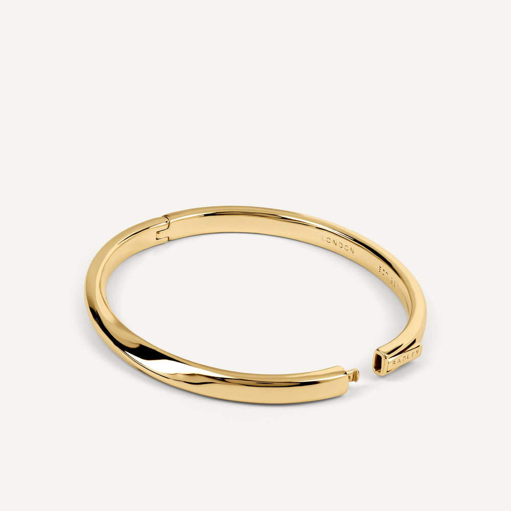 The Belsize Gold Twist Bangle Gold - RYJ3616S