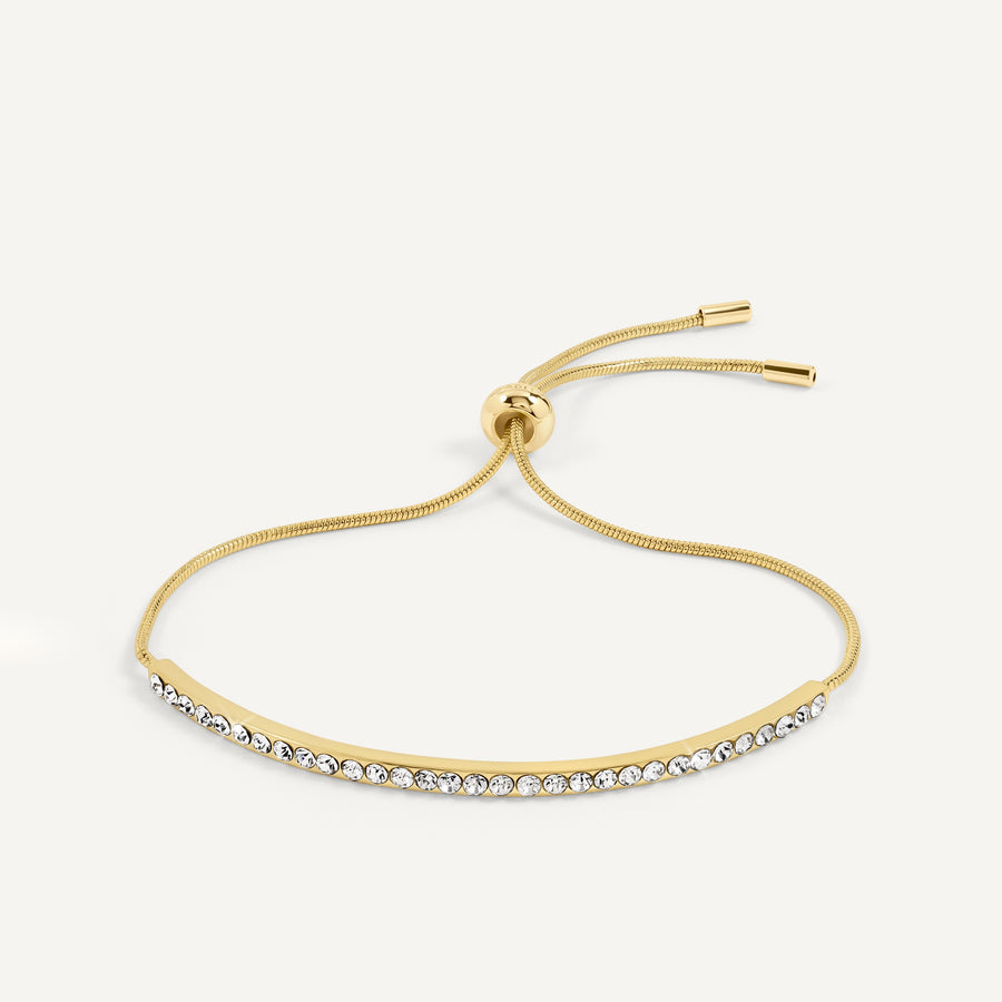 Alba Place Stone Set And Smooth Friendshi Gold - RYJ3636S