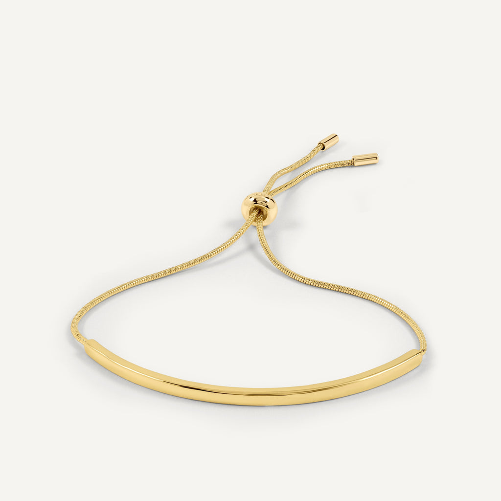 Alba Place Stone Set And Smooth Friendshi Gold - RYJ3636S