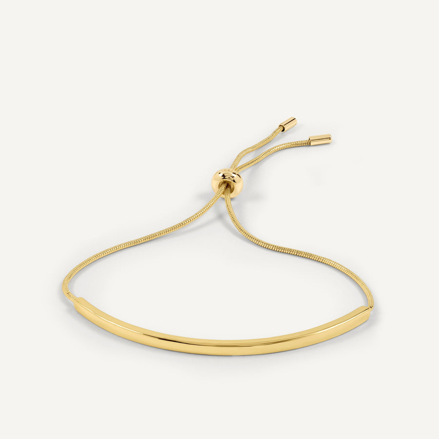 Alba Place Stone Set And Smooth Friendshi Gold - RYJ3636S