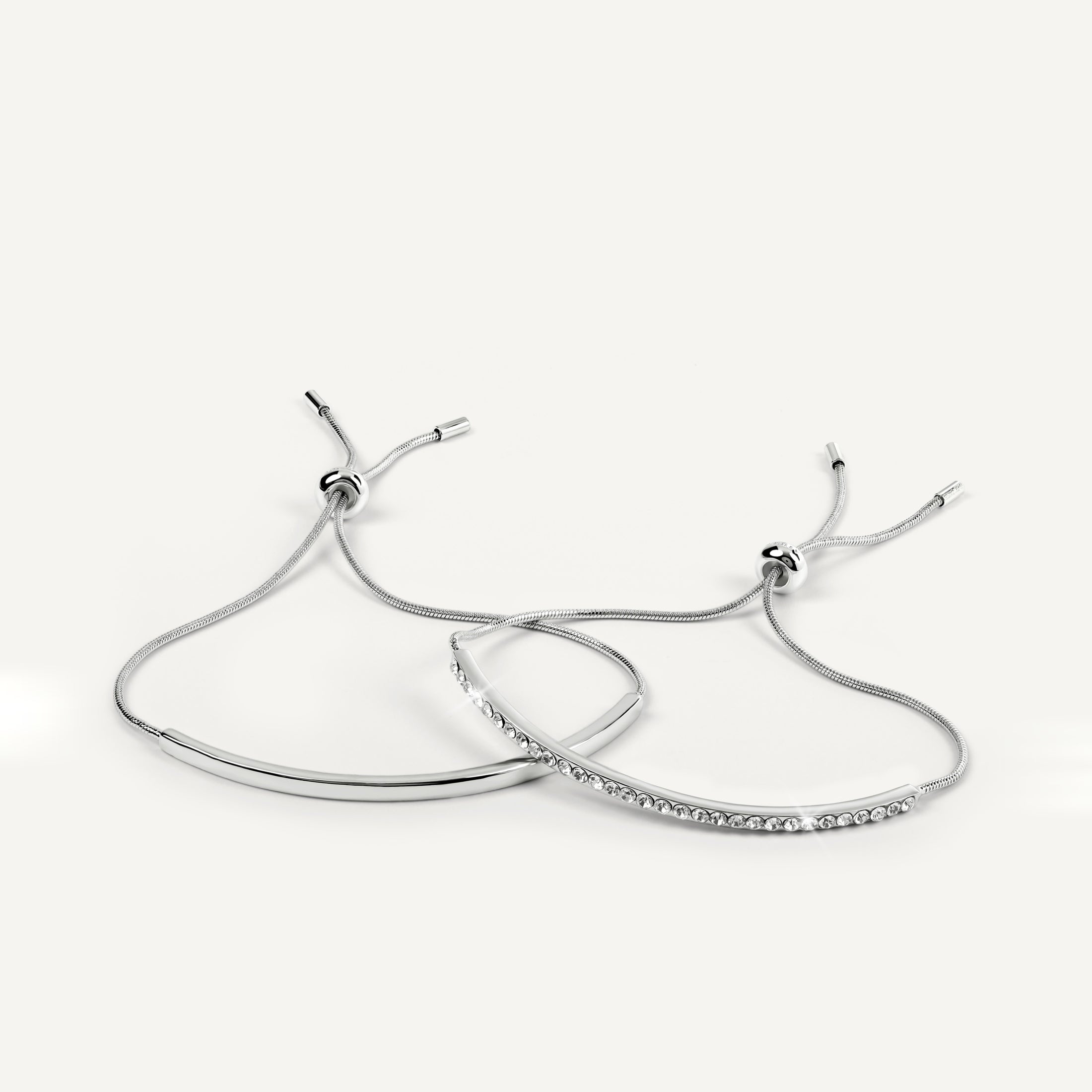 Alba Place Stone Set And Smooth Friendshi Silver - RYJ3639S