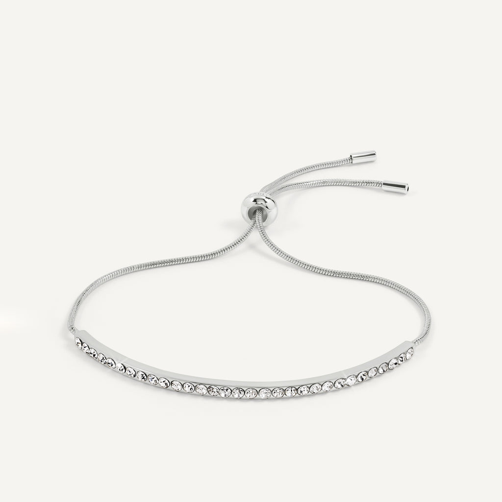Alba Place Stone Set And Smooth Friendshi Silver - RYJ3639S