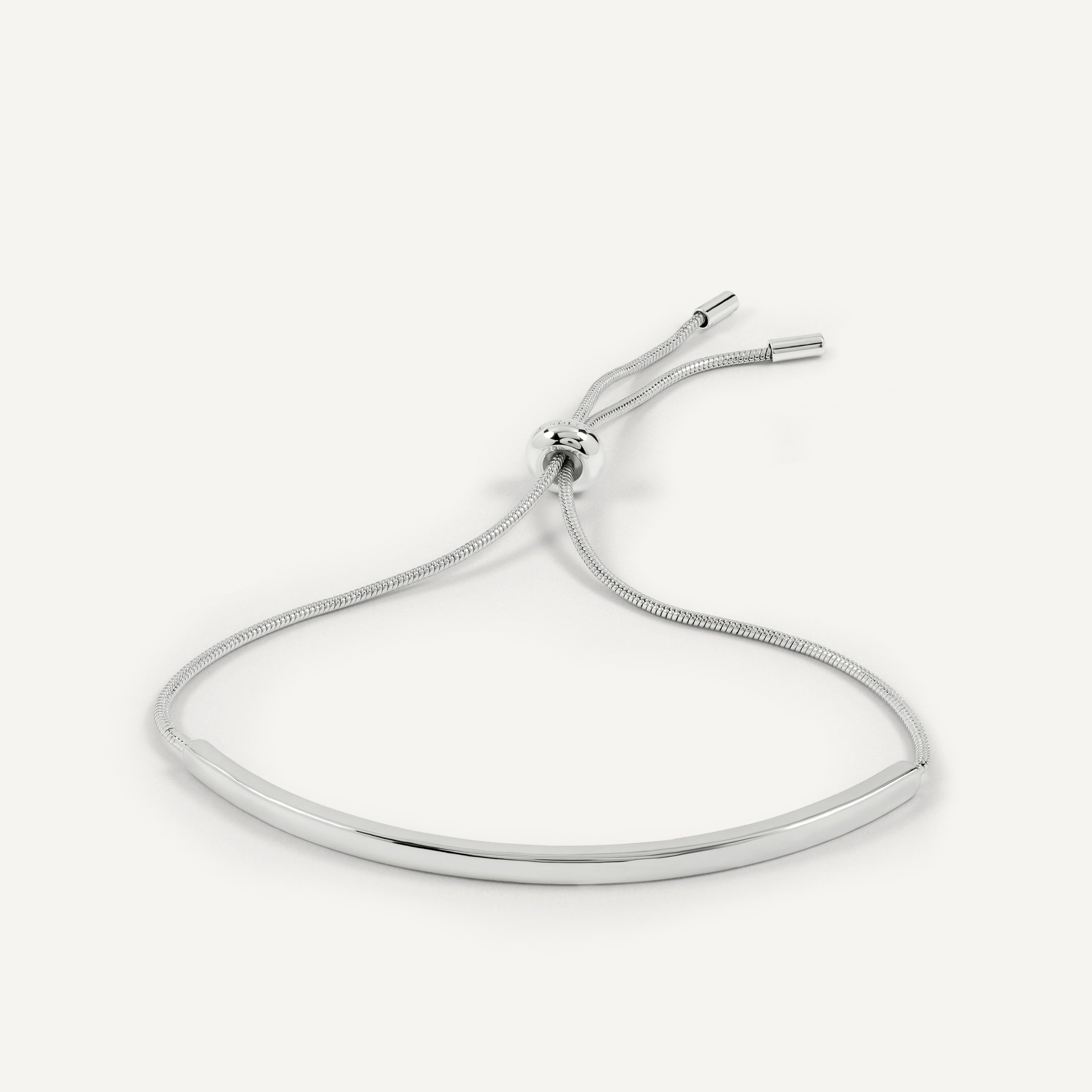 Alba Place Stone Set And Smooth Friendshi Silver - RYJ3639S