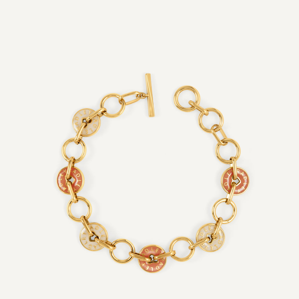 Sion Close Salt And Carnation Enamel Char Gold - RYJ3658S