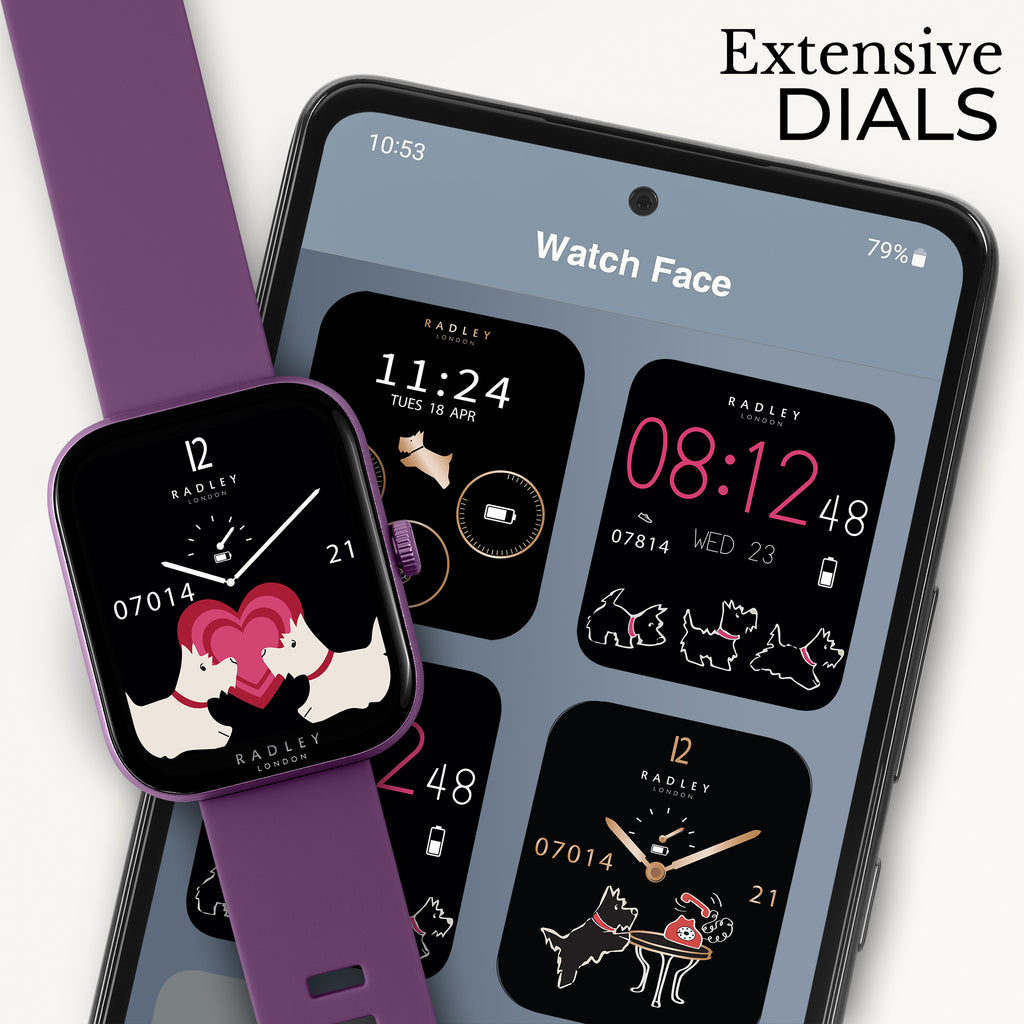 Series 32 With Silicon Strap Purple - RYS32-2177