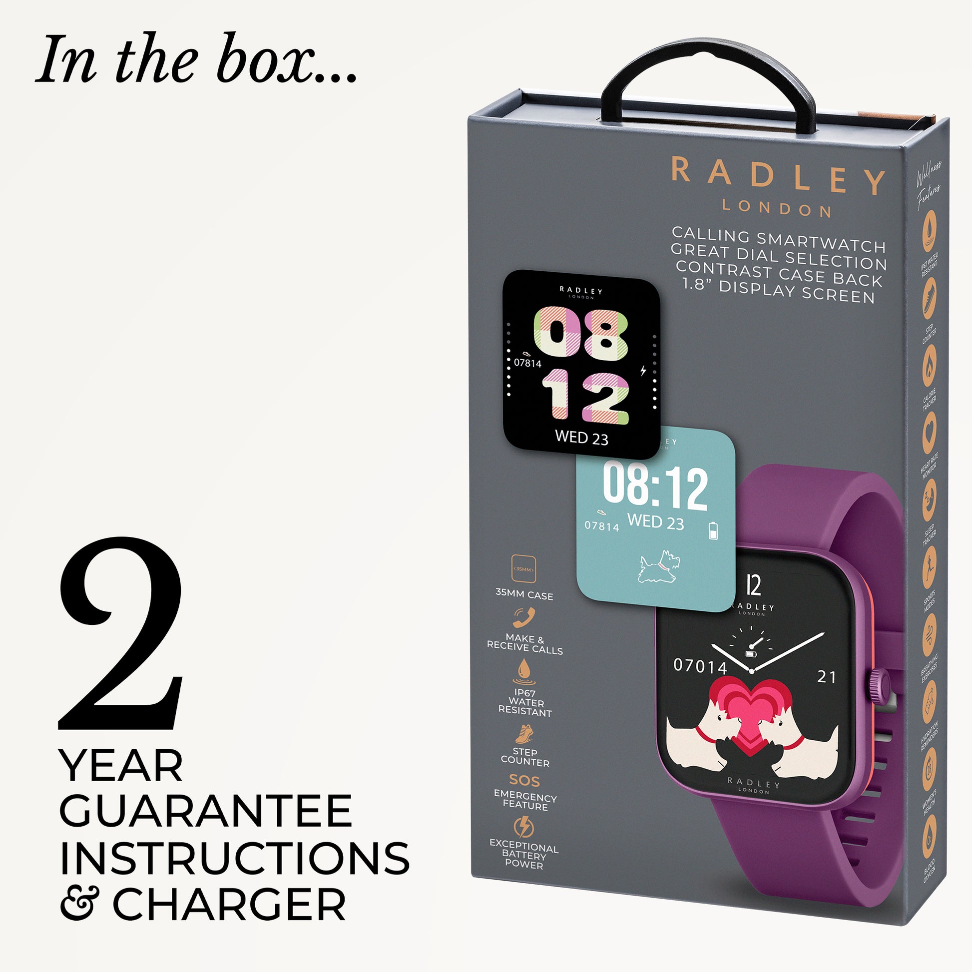 Series 32 With Silicon Strap Purple - RYS32-2177