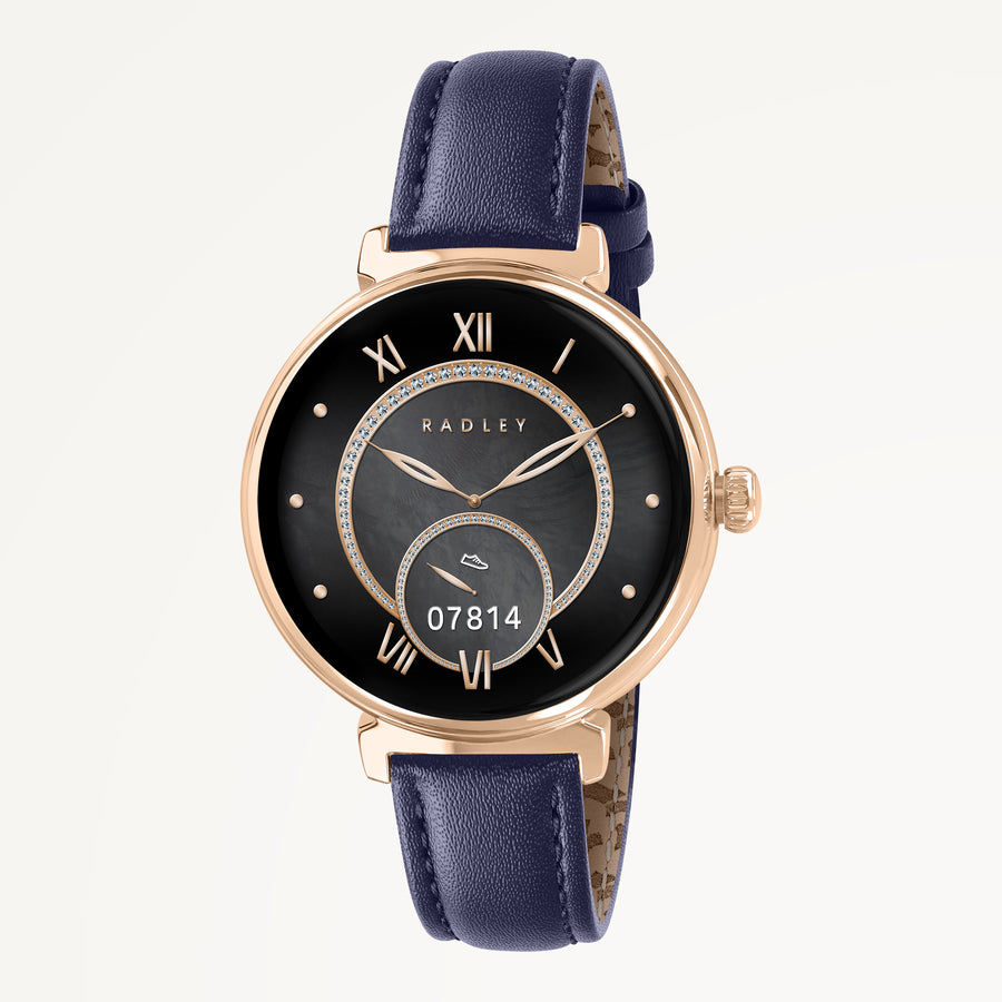 Series 48 Amoled With Leather Strap Ink - RYS48-2180