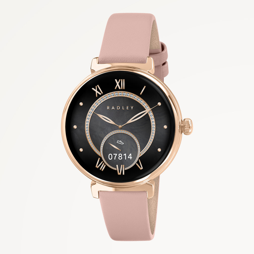 Series 48 T-Bar Smartwatch With Leather  Pink - RYS48-2196