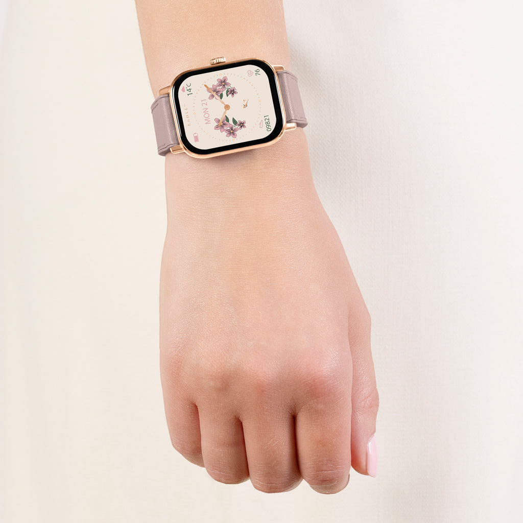 Series 56 Smartwatch With Leather Strap Cobweb - RYS56-2188