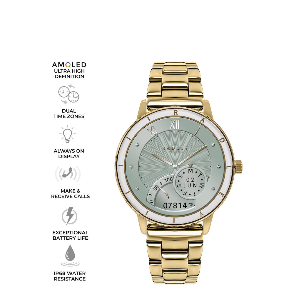 Series 57 Smart Watch With Gold Bracelet Gold - RYS57-4030