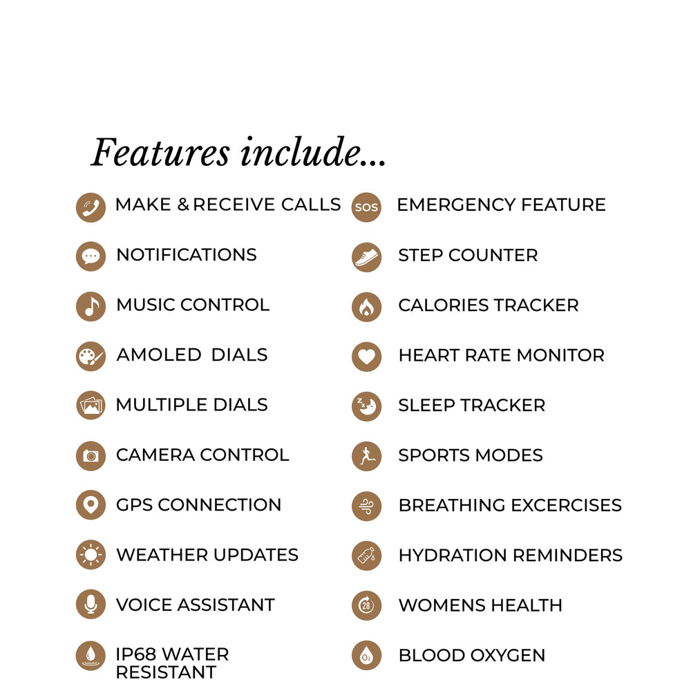 Series 57 Smart Watch With Gold Bracelet Gold - RYS57-4030