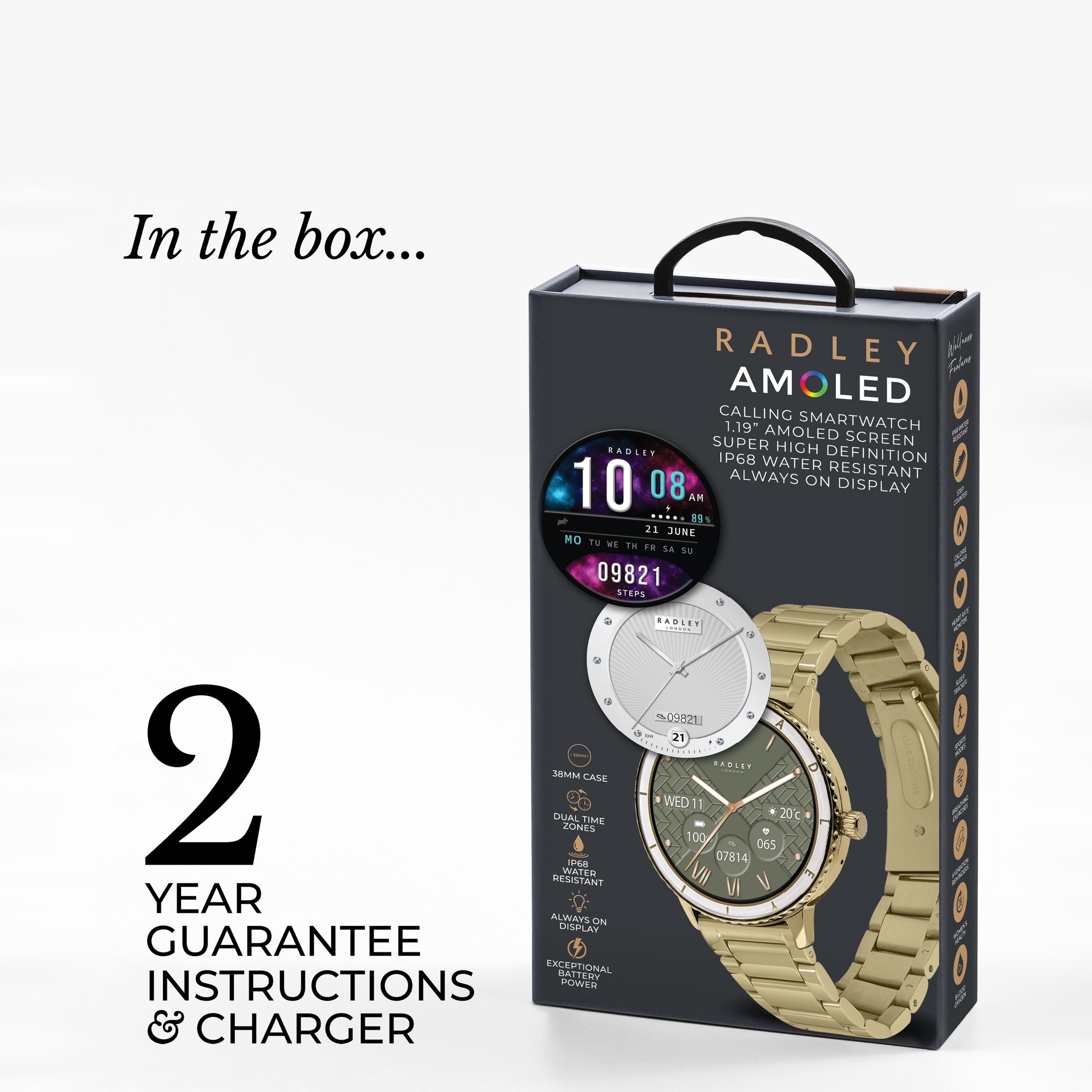 Series 57 Smart Watch With Gold Bracelet Gold - RYS57-4030