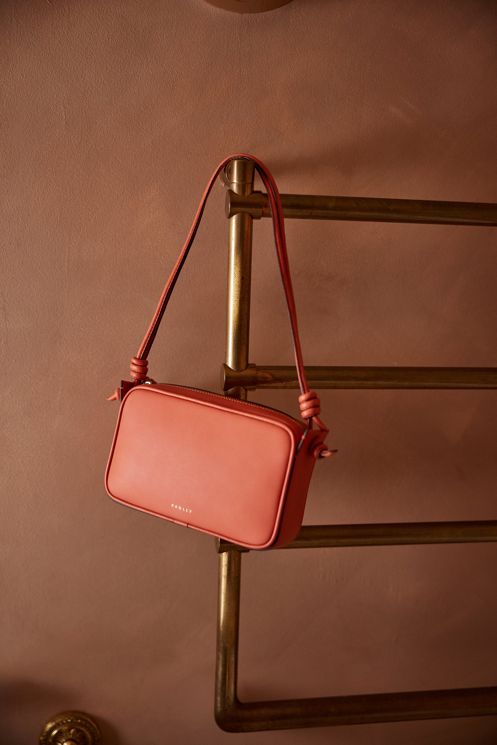 Terracotta Small Ziptop Shoulder Bag | The Camden SS26 | Radley London