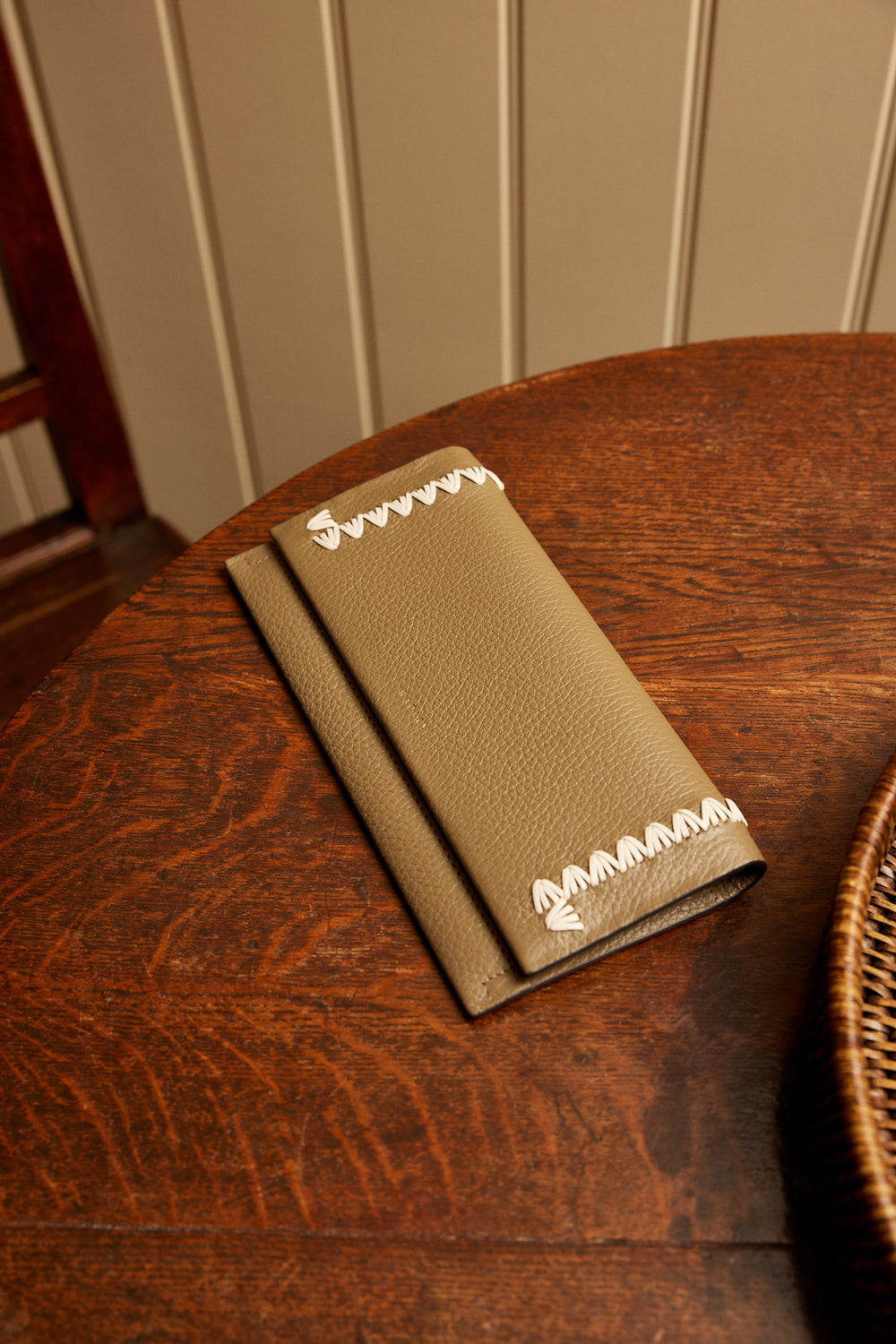 Oak Street - Stitch Large Flapover Purse Acorn - 113529