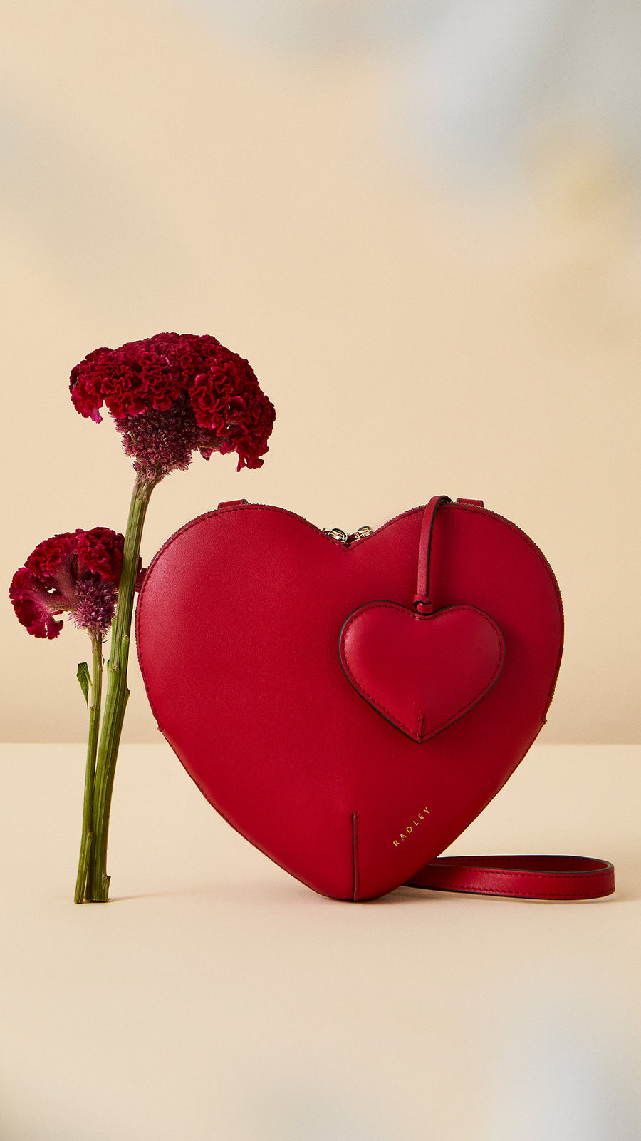 Heart Street Small Ziptop Coin Purse Poinsettia - 113178