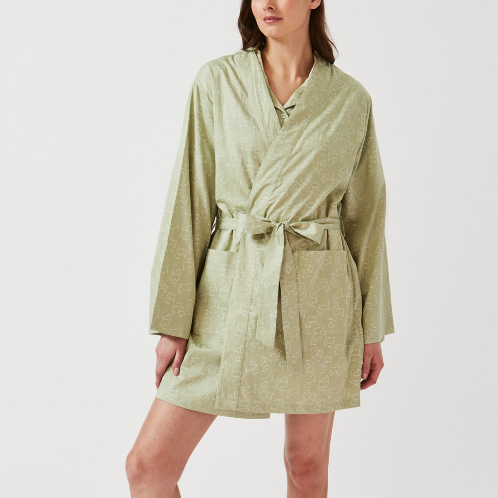 SIGN DRESSING GOWN PJ GREEN