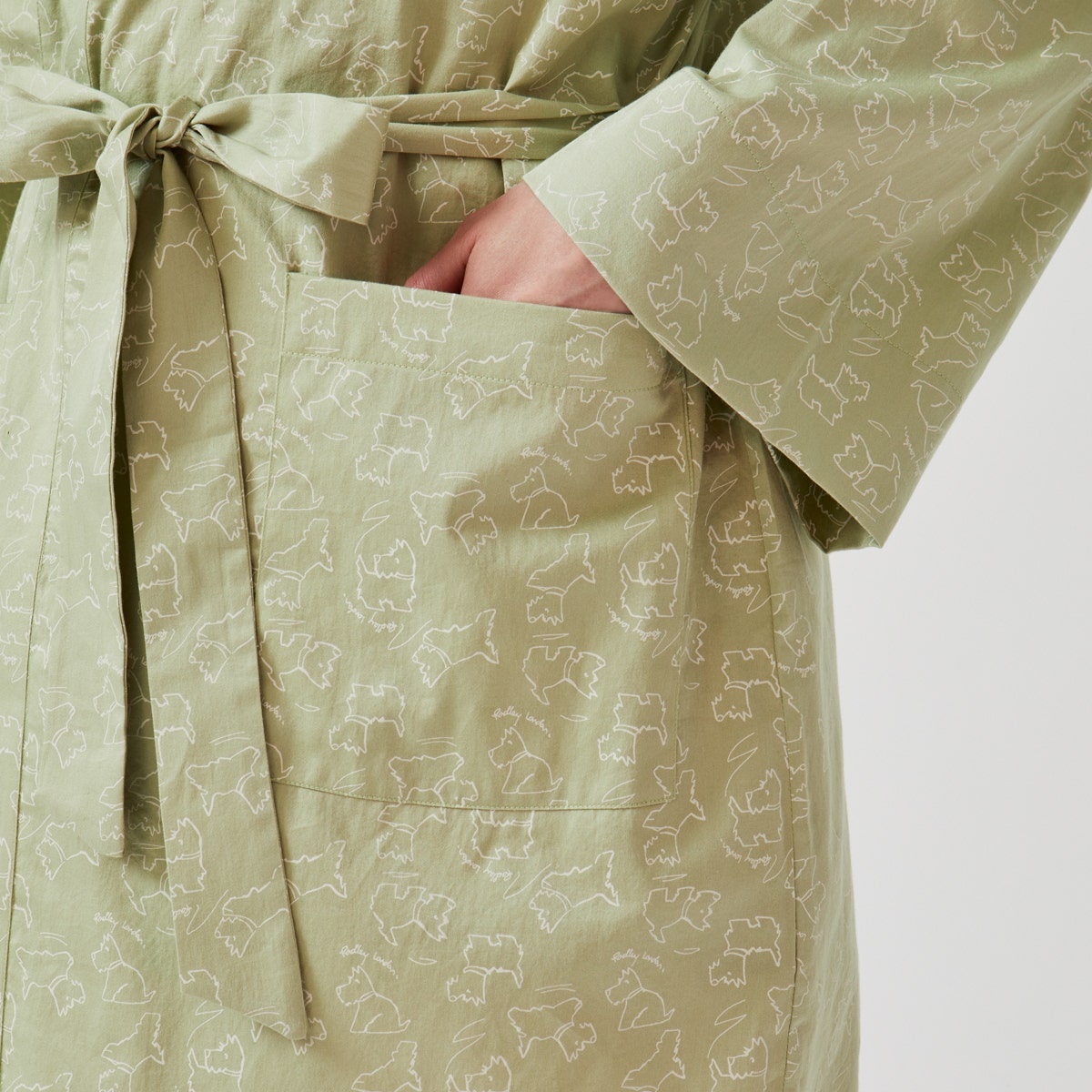 SIGN DRESSING GOWN PJ GREEN
