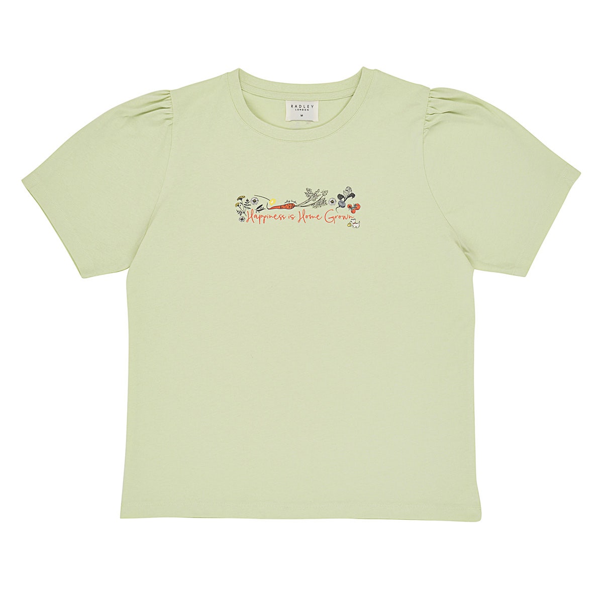FIVE A DAY PLEAT SLEEVE T-SHIRT GREEN
