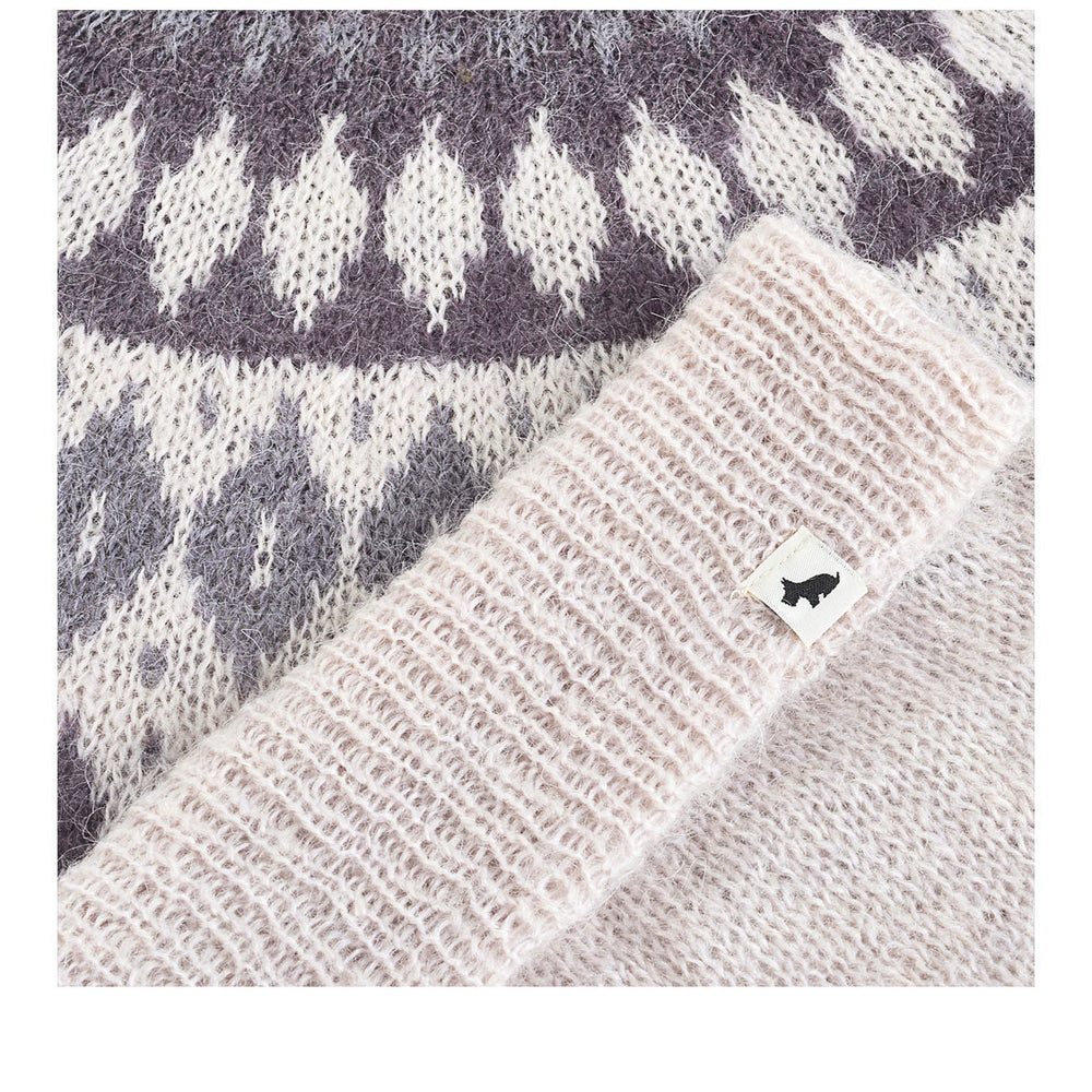 BRUS HED FAIR ISLE YOKE JUMPER CREAM