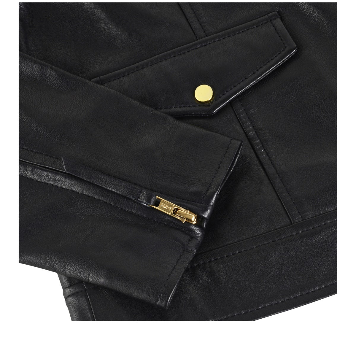 DUKES PLACE LEATHER BIKER BLACK