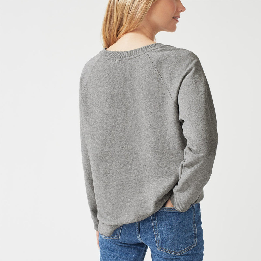 RADLEY LONDON PRINTED SWEATSHIRT GREY MARL