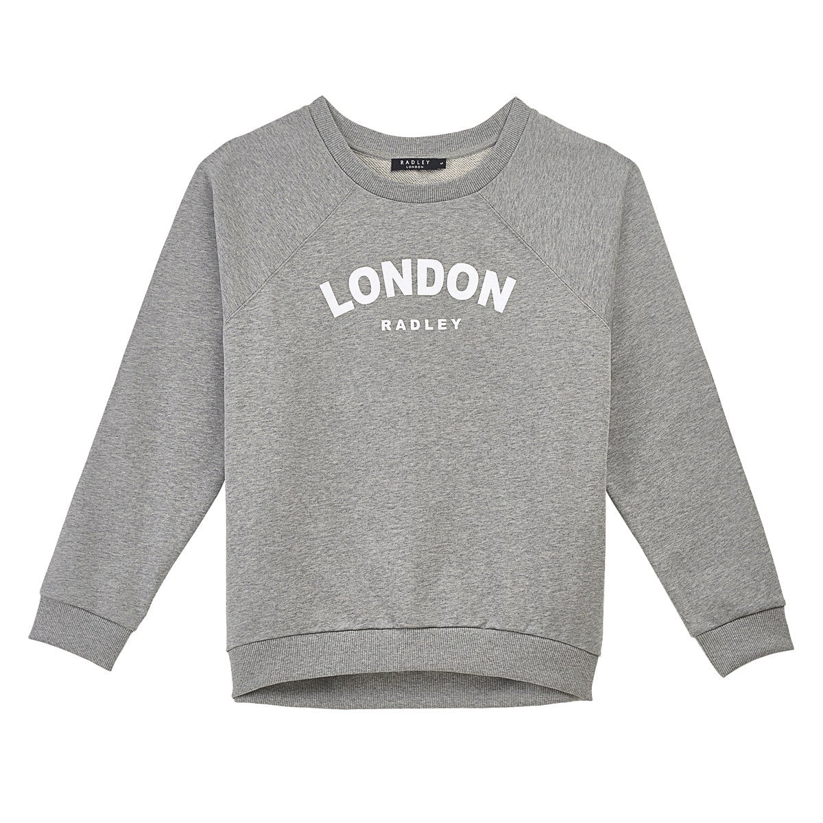 RADLEY LONDON PRINTED SWEATSHIRT GREY MARL