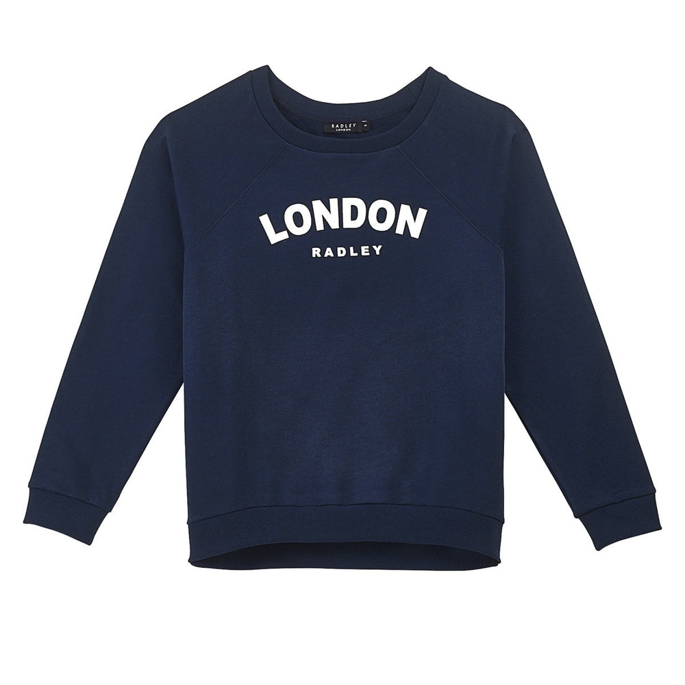RADLEY LONDON PRINTED SWEATSHIRT NAVY