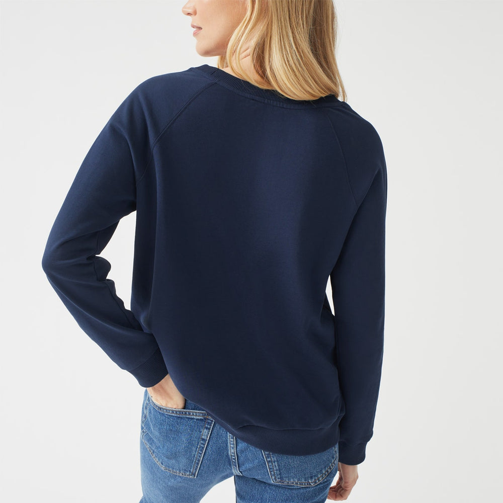 RADLEY LONDON PRINTED SWEATSHIRT NAVY