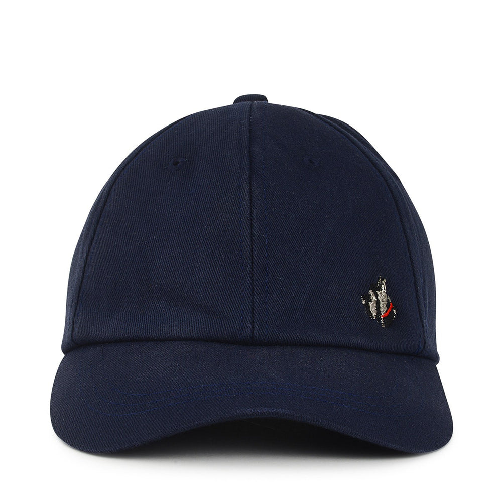 Sunshine Seeker Leather Baseball Cap in Navy - A8192482