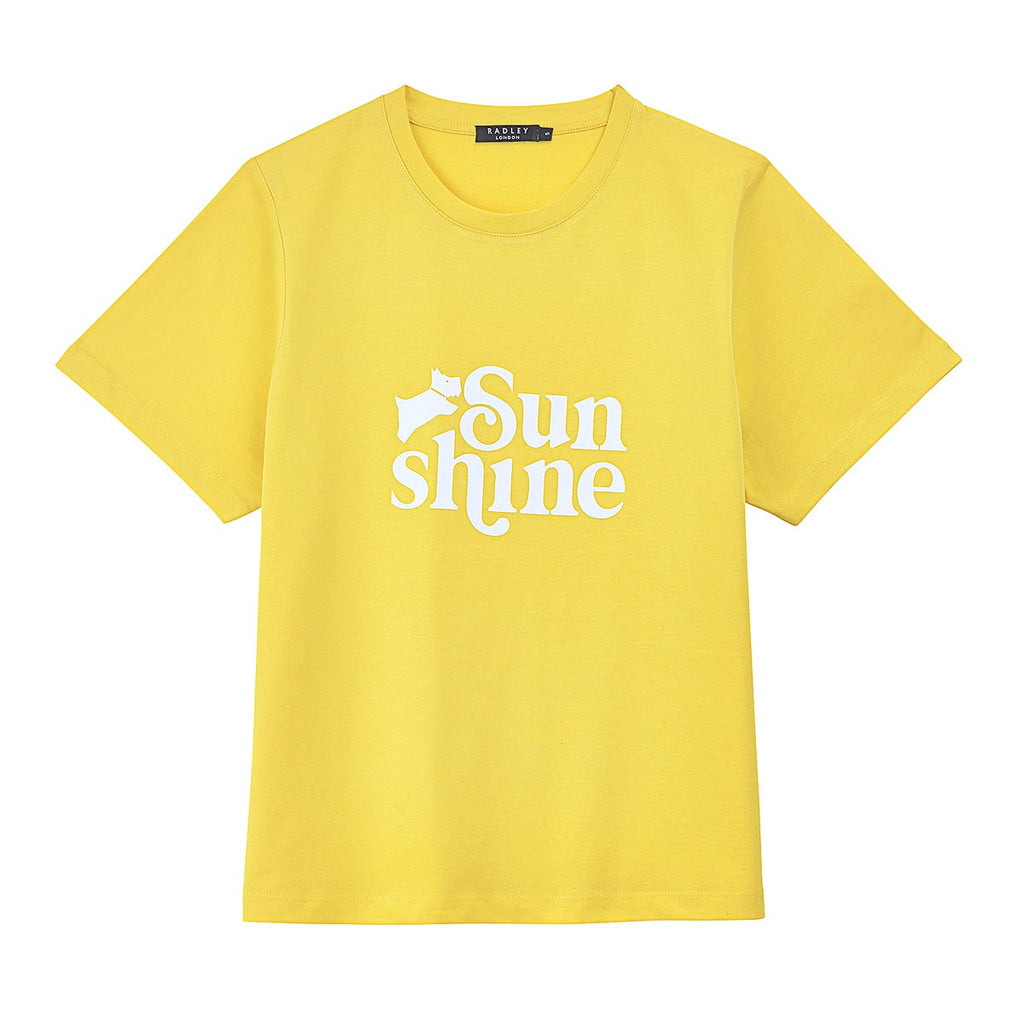 SUNSHINE SEEKER GRAPHIC BOXY T-SHIRT MIMOSA